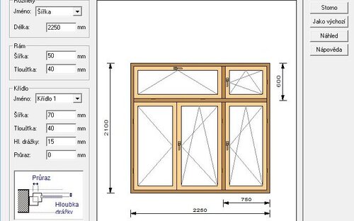 Parametrické vytváření oken a dveří v ArConu