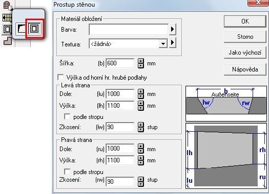 Tiler – Vytvoření niky