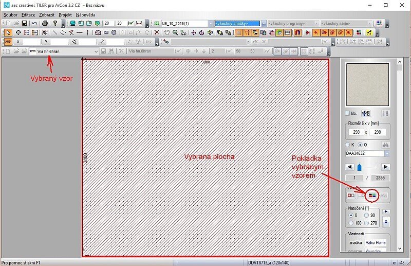 Tiler – Dlaždice 6-hran vzory