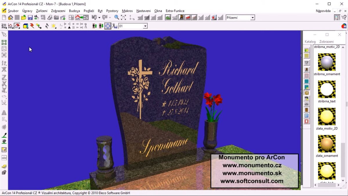 Monumento 1.2 pro ArCon