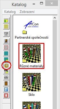 Přiřazení materiálu Přiřazení materiálu