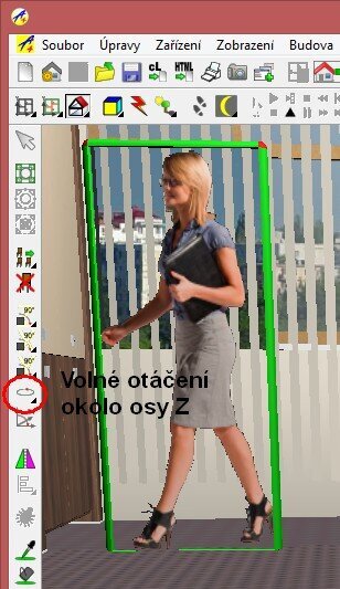 Natočení objektu Natočení objektu